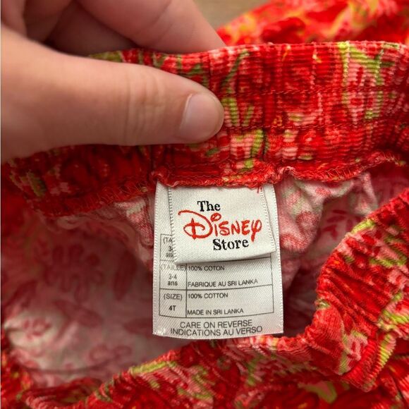 Lion King Vintage Disney Store red/pink jungle pattern pants - Picture 6 of 6